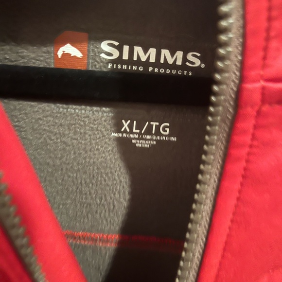 Red simms soft shell jacket - Picture 3 of 3